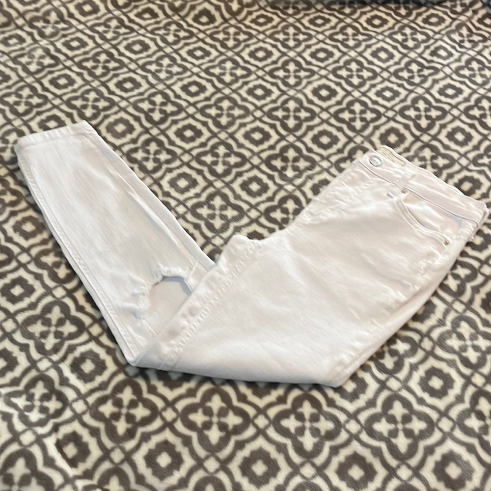 Free People High Rise Busted Knee Skinny Jeans 29R